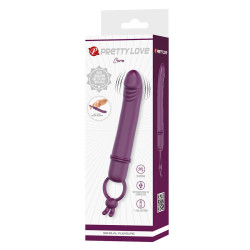 PRETTY LOVE - CORA VIBRATOR PENISFORM MIT WIDERSTANDSRING – Produktansicht 9