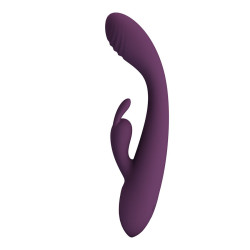 PRETTY LOVE - EMMA RABBIT LILA VIBRATOR MIT STIMULATOR – Produktansicht 2