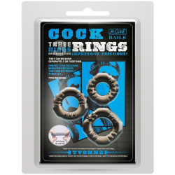 BAILE - COCK RINGE YVONNE SET 3 PENISRINGE – Produktansicht 4