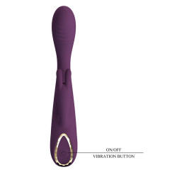 PRETTY LOVE - EMMA RABBIT LILA VIBRATOR MIT STIMULATOR – Produktansicht 7