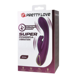 PRETTY LOVE - EMMA RABBIT LILA VIBRATOR MIT STIMULATOR – Produktansicht 9