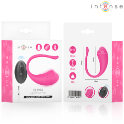 INTENSE - OLIVIA PINK VIBRATIONS-EI MIT FERNBEDIENUNG – Produktansicht 4