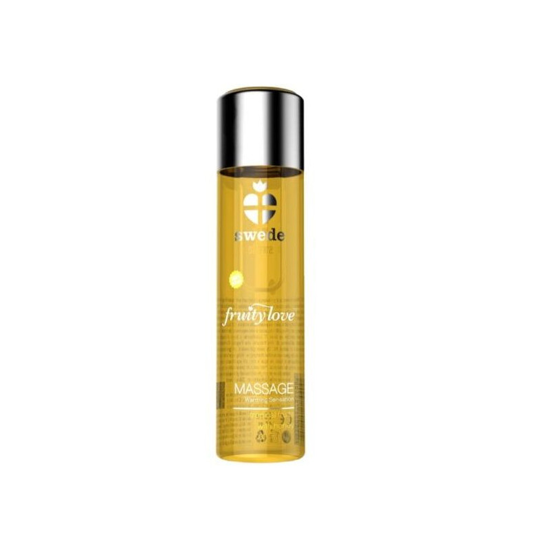 SWEDE - FRUITY LOVE MASSAGEÖL MIT WÄRMENDEM EFFEKT TROPISCHES FRUCHTIGES MIT HONIG 60 ML