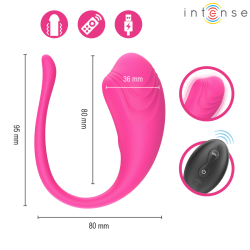 INTENSE - OLIVIA PINK VIBRATIONS-EI MIT FERNBEDIENUNG – Produktansicht 6
