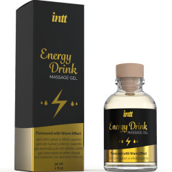 INTT MASSAGE & ORAL SEX - MASSAGEGEL MIT AROMATEM ENERGIE-CA-DRINK UND ERWÄRMUNGSEFFEKT – Produktansicht 2
