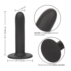CALEXOTICS - BOUNDLESS DILDO 15.25 CM GURT KOMPATIBEL GLATT – Produktansicht 3