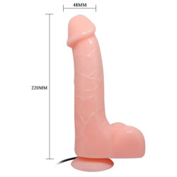 BAILE - NATÜRLICHER BARBARA REALISTISCHER VIBRATOR 22 CM – Produktansicht 9