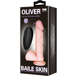 BAILE - OLIVER REALISTISCHER VIBRATOR MIT ROTATIONSFUNKTION – Produktansicht 3