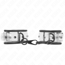 KINK - TRANSPARENT HANDGELENKMANSCHETTEN VERSTELLBAR 18-30 CM X 5,5 CM – Produktansicht 2