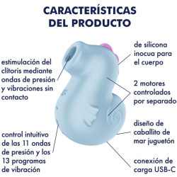 SATISFYER - SEA PONY VIBRADOR & ESTIMULADOR AIR PULSE – Produktansicht 4