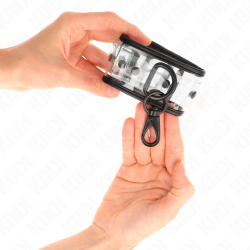 KINK - TRANSPARENT HANDGELENKMANSCHETTEN VERSTELLBAR 18-30 CM X 5,5 CM – Produktansicht 4
