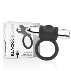 BLACK&SILVER - CAMERON WIEDERAUFLADBARER RING SILBER – Produktansicht 2