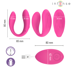 INTENSE - NORA VIBRATIONSKLEMMENSTIMULATOR PINK – Produktansicht 4