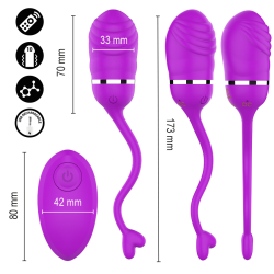 INTENSE - SOOKIE FERNBEDIENUNGS-VIBRATIONSEI LILA – Produktansicht 5