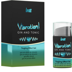 INTT - KRAFTVOLLES INTIMSTIMULIERENDES FLÜSSIGES VIBRATOR-GEL GIN & TONIC 15 ml – Produktansicht 2