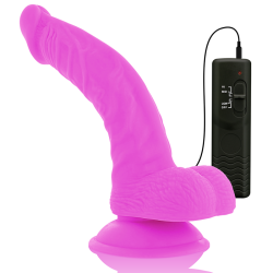 DIVERSIA - FLEXIBLER VIBRIERENDER DILDO LILA 21.5 CM -O- 4.5 CM – Produktansicht 7