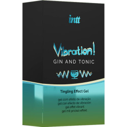 INTT - KRAFTVOLLES INTIMSTIMULIERENDES FLÜSSIGES VIBRATOR-GEL GIN & TONIC 15 ml – Produktansicht 3