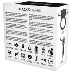 BLACK&SILVER - CAMERON WIEDERAUFLADBARER RING SILBER – Produktansicht 6