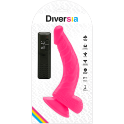 DIVERSIA - FLEXIBLER VIBRIERENDER DILDO ROSA 21.5 CM -O- 4.5 CM – Produktansicht 6