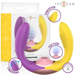 INTENSE - WILLOW 3-IN-1 SAUG- UND VIBRATIONSSTIMULATOR – Produktansicht 2