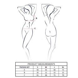 PASSION - TIVOLEA BH + STRING SET MISTY ROSE L/XL – Produktansicht 4