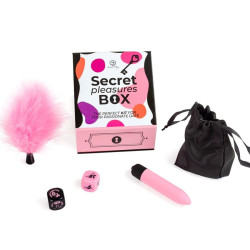 SECRET PLAY - VERGNÜGUNGSBOX FÜR PAARE: WÜRFEL + VIBRATIONSKUGEL + FEDERSTIFT – Produktansicht 2