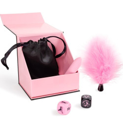 SECRET PLAY - VERGNÜGUNGSBOX FÜR PAARE: WÜRFEL + VIBRATIONSKUGEL + FEDERSTIFT – Produktansicht 3