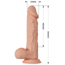 BAILE - SCHÖNE BEGEGNUNG BURAQ VIBRATION 24 CM NATÜRLICH – Produktansicht 6