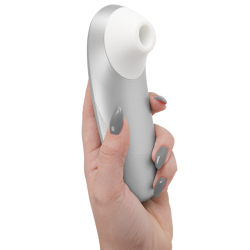 WOMANIZER - PRO VIBRANT KLITORALSTIMULATOR SILBERGRAU – Produktansicht 6