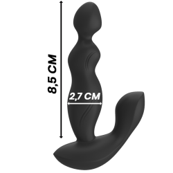 BLACK&SILVER - CORA ANAL PLUG SILIKON FERNBEDIENUNG – Produktansicht 4
