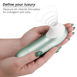 WOMANIZER - PRO VIBRANT KLITORALSTIMULATOR SALBEIGRÜN – Produktansicht 3