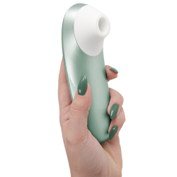 WOMANIZER - PRO VIBRANT KLITORALSTIMULATOR SALBEIGRÜN – Produktansicht 4