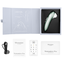 WOMANIZER - PRO VIBRANT KLITORALSTIMULATOR SALBEIGRÜN – Produktansicht 6