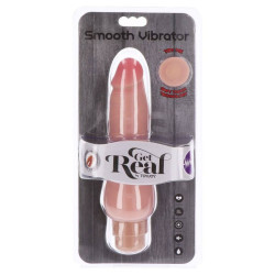 GET REAL - GLATTE VIBRATORHAUT MIT DUAL DICHTE – Produktansicht 4