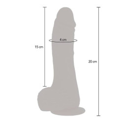 GET REAL - UP&DOWN ROTIERENDE VIBR-DILDO-HAUT – Produktansicht 5