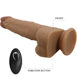 PRETTY LOVE - JONATHAN SILIKONDILDO 3 VIBRATIONEN + 3 EINFÜHRMASSNAHMEN FERNBEDIENUNG 21 CM – Produktansicht 4
