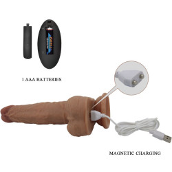 PRETTY LOVE - JONATHAN SILIKONDILDO 3 VIBRATIONEN + 3 EINFÜHRMASSNAHMEN FERNBEDIENUNG 21 CM – Produktansicht 5