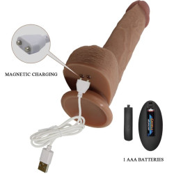 PRETTY LOVE - TOMMY REALISTISCHER DILDO-VIBRATOR 22.5 CM – Produktansicht 5