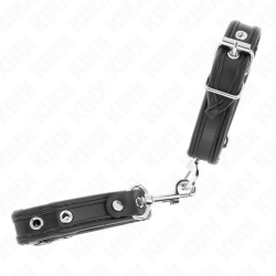 KINK - MINI-ARMBÄNDER SCHWARZ MIT NIETEN VERSTELLBAR 16-22 CM X 2 CM – Produktansicht 3