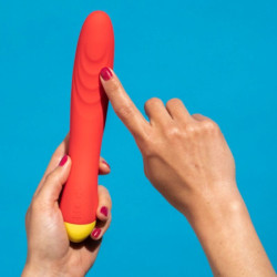 ROMP - HYPE Multifunktions-G-Punkt-Vibrator Rot – Produktansicht 2