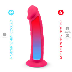 SILEXD - REALISTISCHER PENIS MODELL 2 ROSA + FERNBEDIENUNG LRS 17 CM – Produktansicht 5