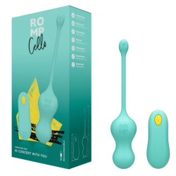 ROMP - CELLO MULTIFUNKTIONS-VIBRATIONS-EI TÜRKIS FERNBEDIENUNG – Produktansicht 6