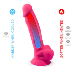 SILEXD - REALISTISCHER PENIS MODELL 18 ROSA VIBRATION + FERNBEDIENUNG LRS – Produktansicht 6