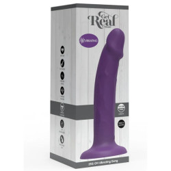 GET REAL - REALISTIC SILICONE VIBRATING DILDO PURPLE 19.5 CM – Produktansicht 4