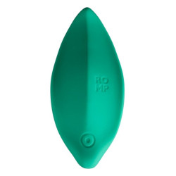 ROMP - WELLENVIBRATOR KLITORISSTIMULATOR, ERGONOMISCHE FORM, AQUAGRÜN – Produktansicht 3