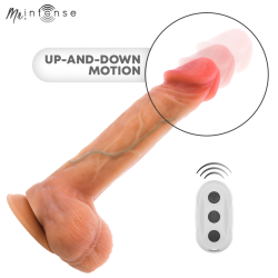MR INTENSE - LOGAN VIBRATOR DILDO SILIKON MIT WÄRMEEFFEKT UND FERNBEDIENUNG 20 CM -Ø- 4,1 CM – Produktansicht 6