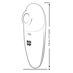ROMP - SWITCH X KLITORISSTIMULATOR, 6 STUFEN, ORANGE – Produktansicht 10