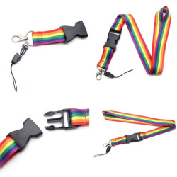 PRIDE - LGBT-FLAGGEN-SCHLÜSSELBAND – Produktansicht 2