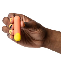 ROMP - RIOT MULTIFUNKTIONS-VIBRATIONSKUGEL ORANGE + GELB – Produktansicht 5