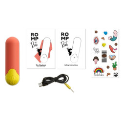 ROMP - RIOT MULTIFUNKTIONS-VIBRATIONSKUGEL ORANGE + GELB – Produktansicht 11